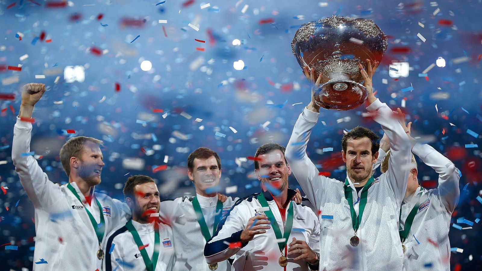 The LTA celebrates Great Britain's Davis Cup success in 2015 with ...