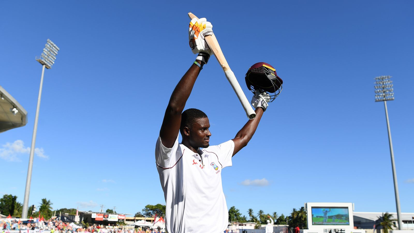 Jason Holder scores unbeaten 202 as Windies set England 628 to win