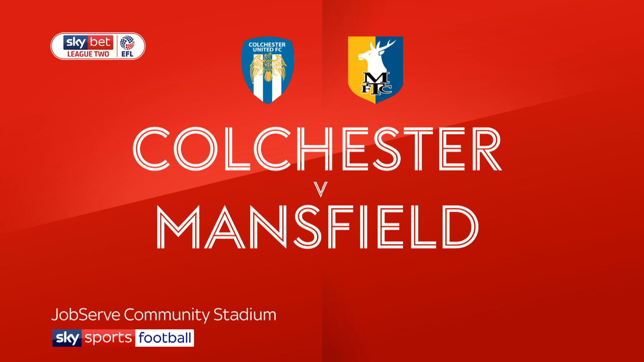 Colchester vs Mansfield preview Football News Sky Sports