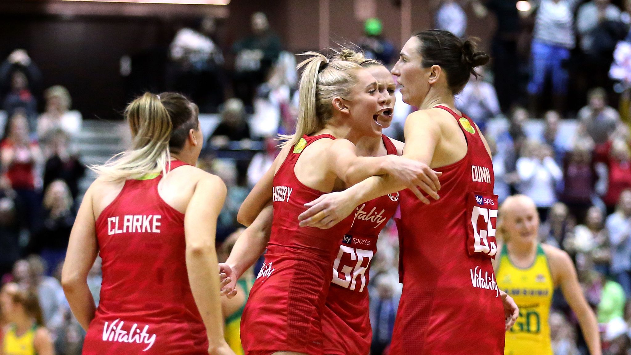 england netball jersey