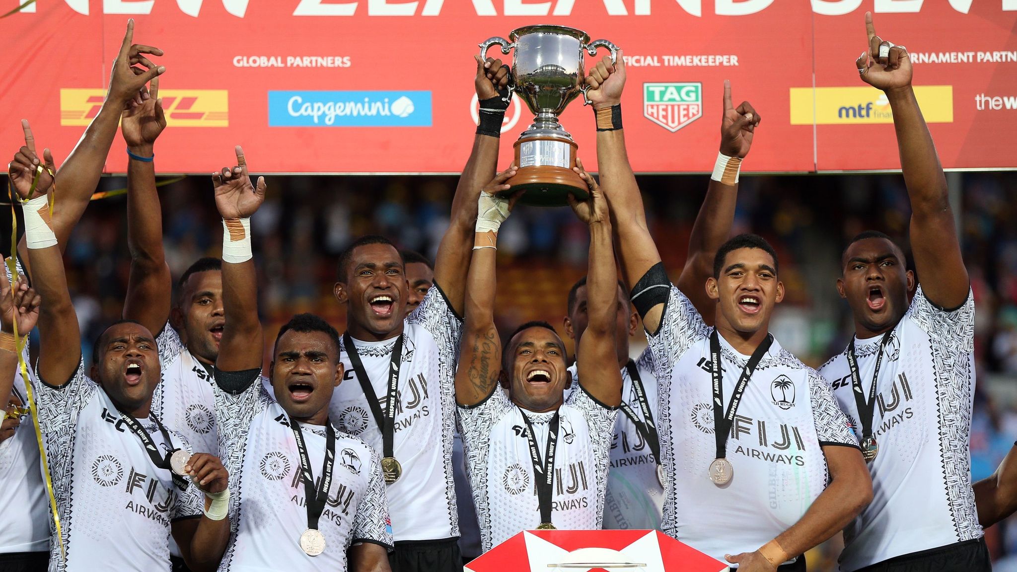 HSBC Sevens Series Fiji thrash USA in cup final in Hamilton Rugby Union News Sky Sports