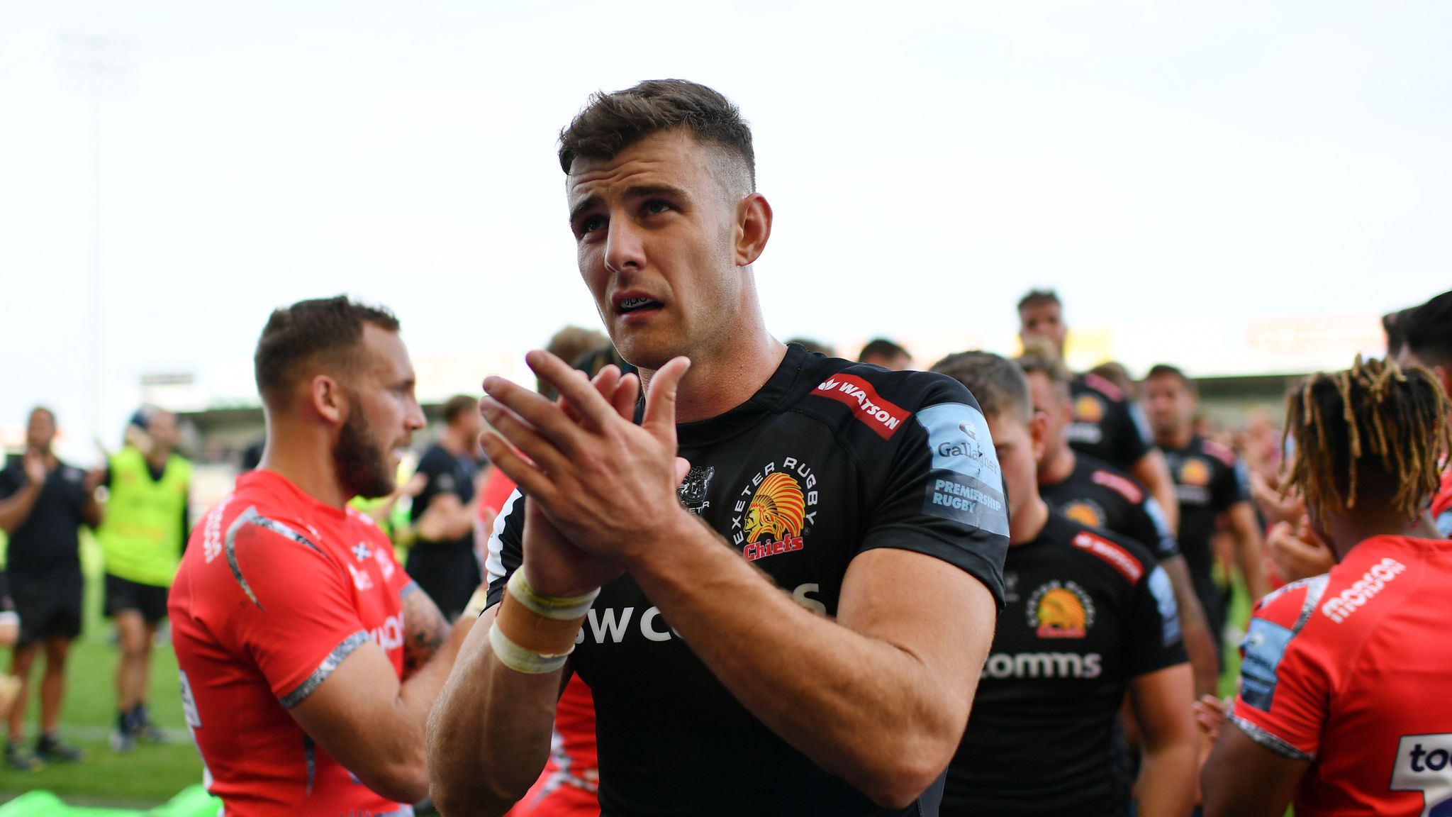 Exeter Chiefs trio Phil Dollman, Ollie Devoto and Olly Woodburn sign ...