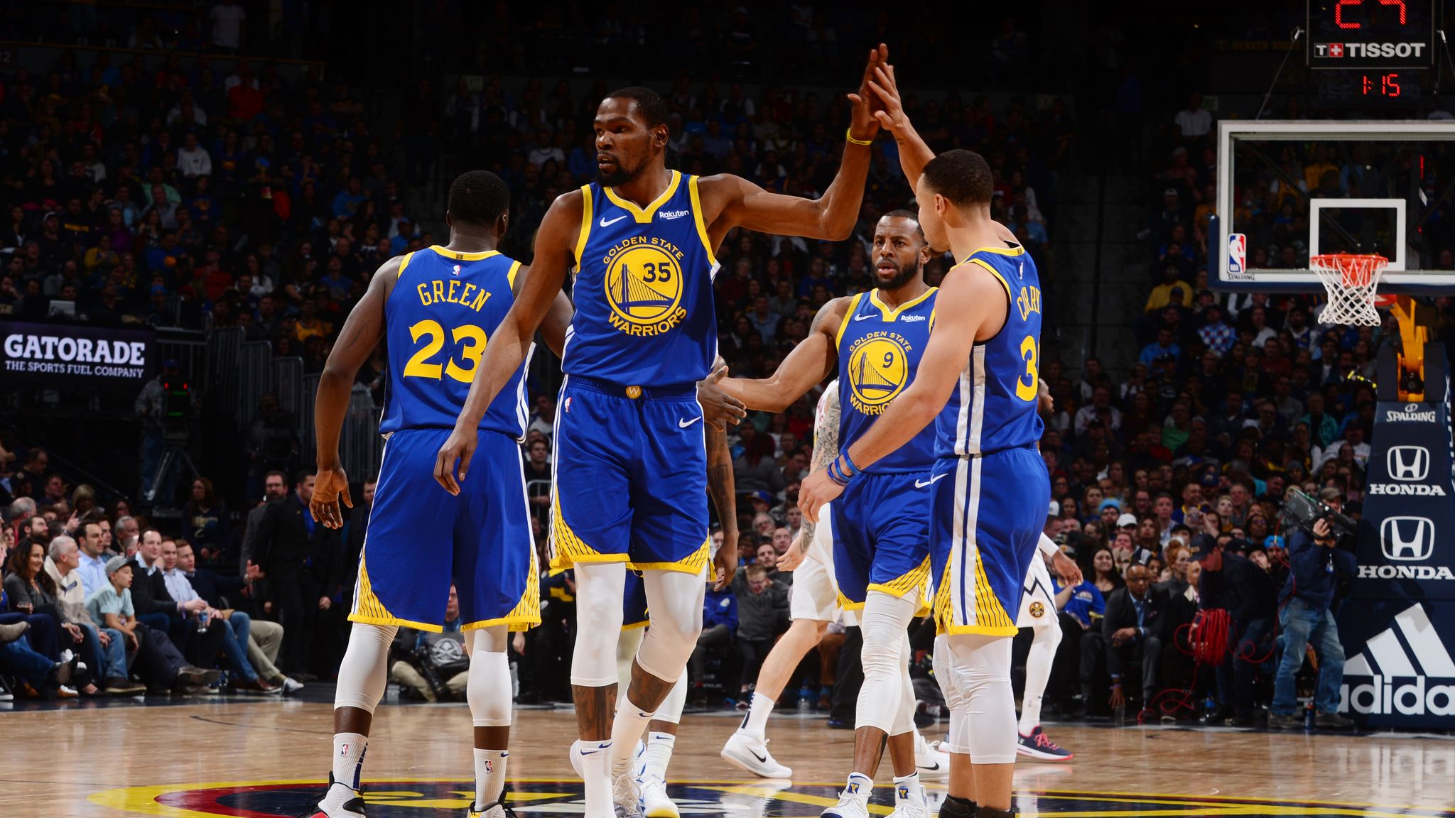 Golden State Warriors score NBArecord 51 firstquarter points against