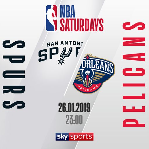 Watch Spurs @ Pelicans on Sky Sports