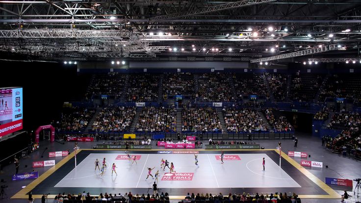 London Pulse in action on their Super 10 and Vitallity Netball Superleague  debut