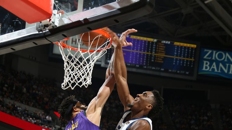 Donovan Mitchell posterizes Javale McGee