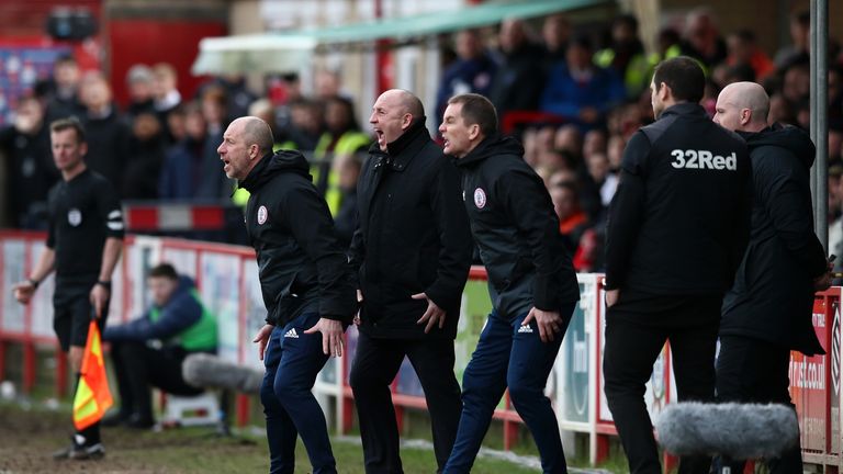 Coleman feels Accrington have been on the wrong side of refereeing decisions two weeks in a row