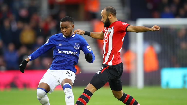 Nathan Redmond challenges Ademola Lookman