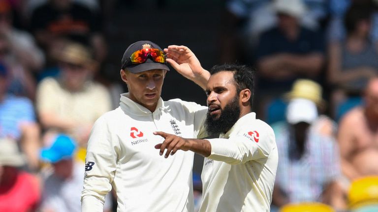 Adil Rashid bowled just nine overs in the second innings during England's defeat by Windies