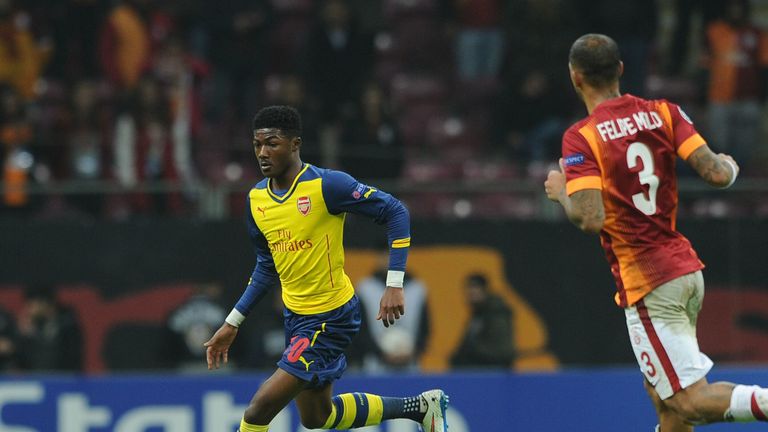 Maitland-Niles made his Arsenal debut against Galatasaray at the age of 17