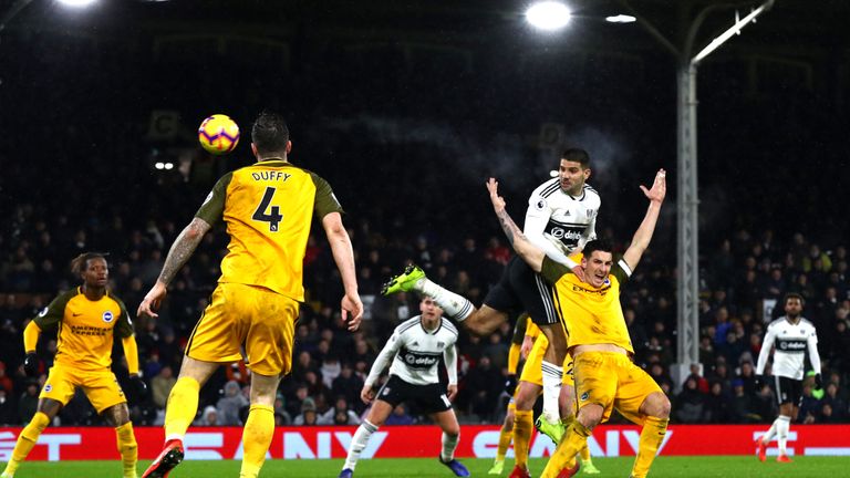 Aleksandar Mitrovic scores Fulham's third goal