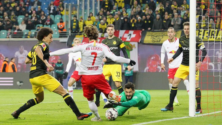 Alex Witsel scored the only goal of the game as Dortmund went six clear at the top of the Bundesliga