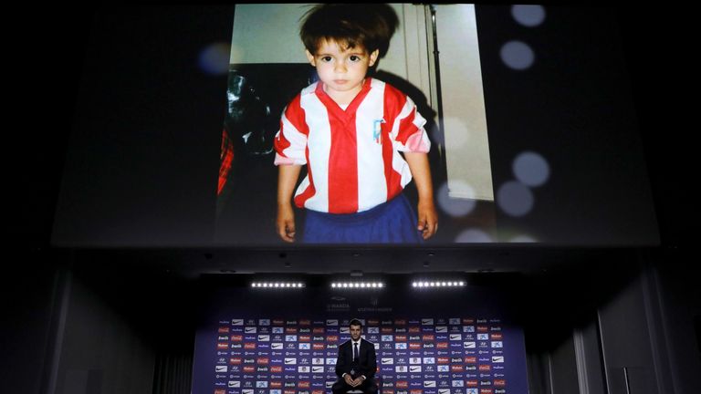 Alvaro Morata began his youth career at Atletico Madrid