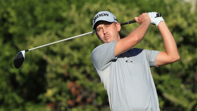 during the first round of the Sony Open In Hawaii at Waialae Country Club on January 10, 2019 in Honolulu, Hawaii.