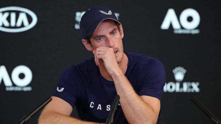 Andy Murray admitted the Australian Open could be his last tournament