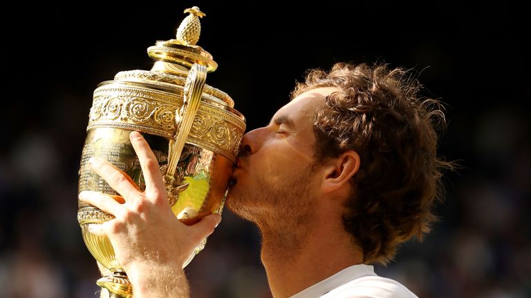 ***** during the ***** against ***** on day thirteen of the Wimbledon Lawn Tennis Championships at the All England Lawn Tennis and Croquet Club on July 10, 2016 in London, England.