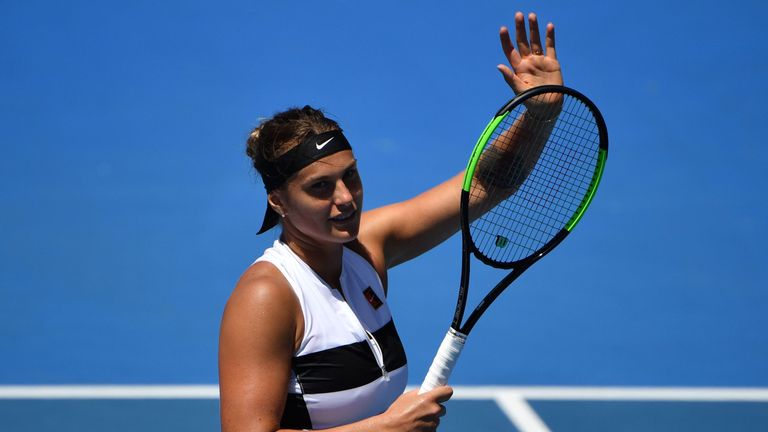 Sabalenka is a player in form having won the Shenzhen Open