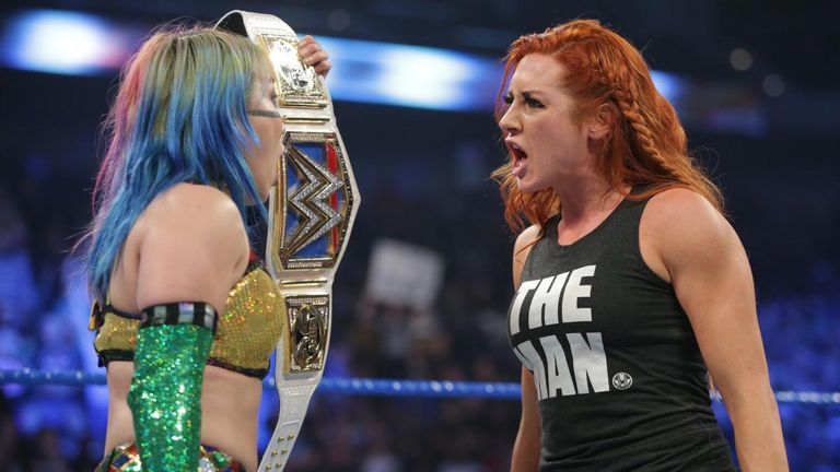 Becky Lynch returns to the title hunt at the Royal Rumble, where she will face SmackDown champion Asuka