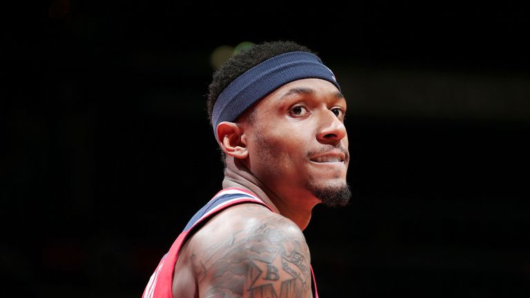Bradley Beal during the game against the Atlanta Hawks on January 2, 2019