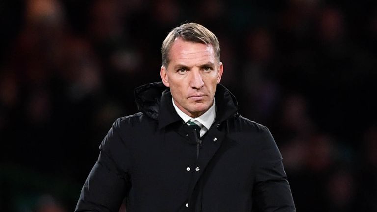 19/12/18 LADBROKES PREMIERSHIP.CELTIC v MOTHERWELL.CELTIC PARK - GLASGOW.Celtic Manager Brendan Rodgers