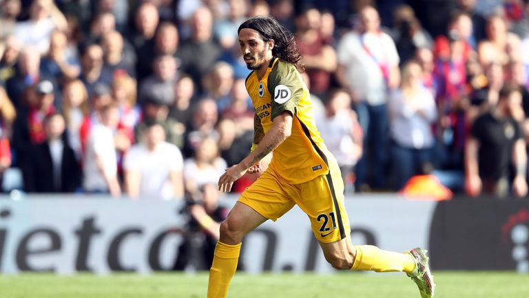 Ezequiel Schelotto has not made a competitive appearance for Brighton this season