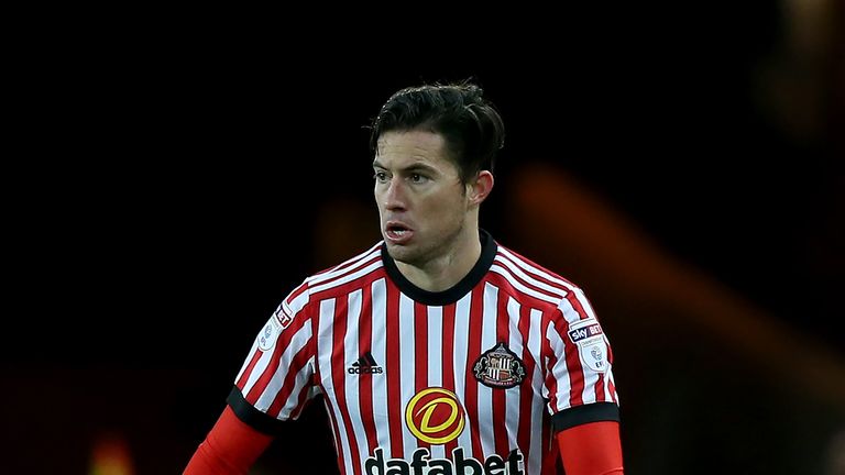 SUNDERLAND, ENGLAND - DECEMBER 02:  Bryan Oviedo of Sunderland during the Sky Bet Championship match between Sunderland and Reading at Stadium of Light on December 2, 2017 in Sunderland, England. (Photo by Nigel Roddis/Getty Images,)                                        
