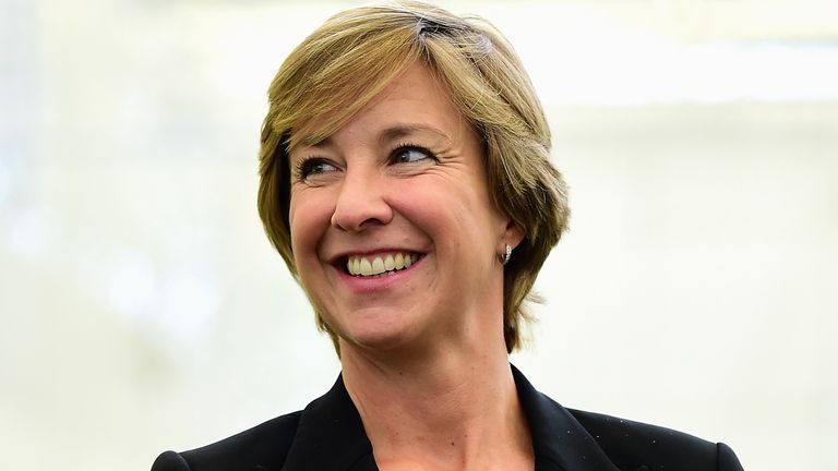 Clare Connor during the ECB announcement at Lord's Cricket Ground on November 11, 2015 in London, England.