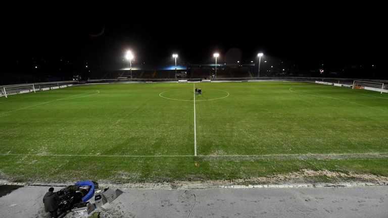 A general view of Cowdenbeath's Central Park