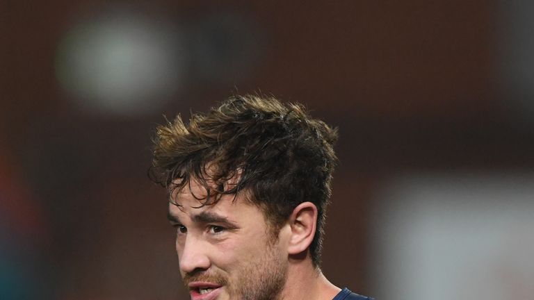 Danny Cipriani during the Champions Cup match between Gloucester Rugby and Exeter Chiefs at Kingsholm Stadium on December 14, 2018 in Gloucester, United Kingdom.