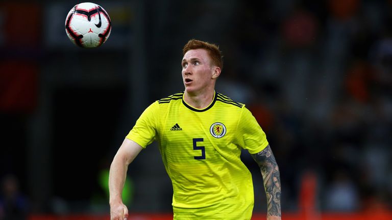 David Bates got his first call up to the Scotland first team in November, having previously played for the U21s