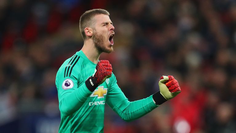  during the Premier League match between Tottenham Hotspur and Manchester United at Wembley Stadium on January 13, 2019 in London, United Kingdom.