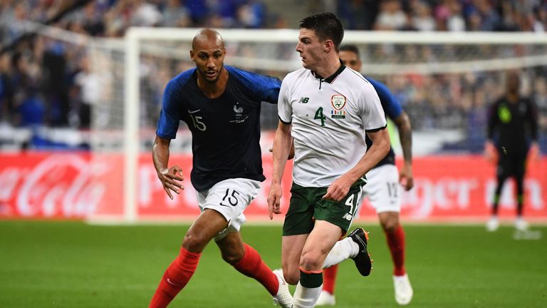 Declan Rice has not played for Ireland since featuring against the USA last June