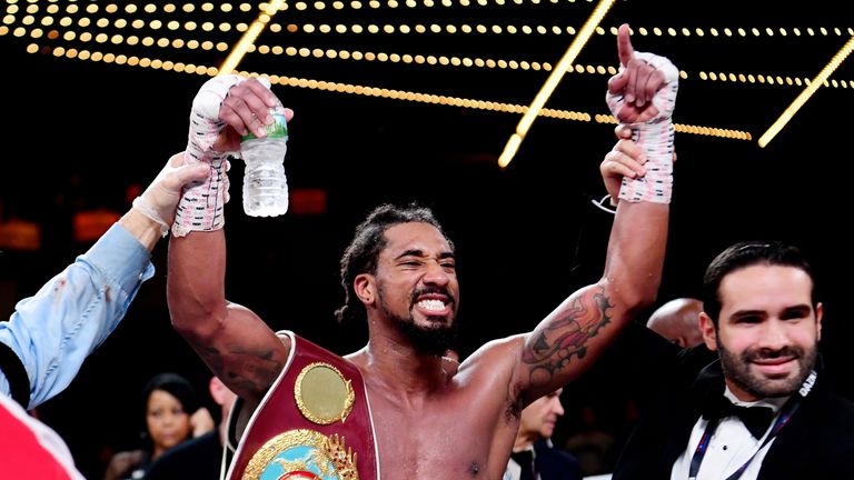 Demetrius Andrade made a successful first world title defence