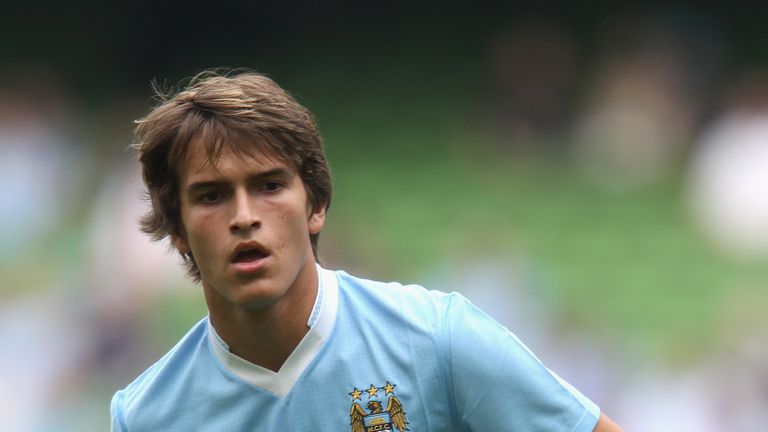 Denis Suarez during the Dublin Super Cup match between Manchester City and Airtricity XI at Aviva Stadium on July 30, 2011 in Dublin, Ireland.