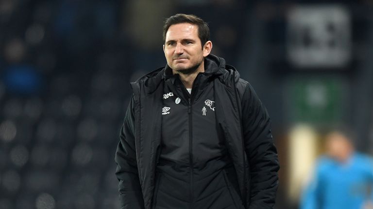 Derby boss Frank Lampard was pleased with his side's second-half character