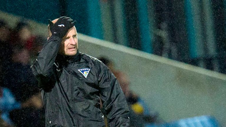 Dunfermline manager Allan Johnston