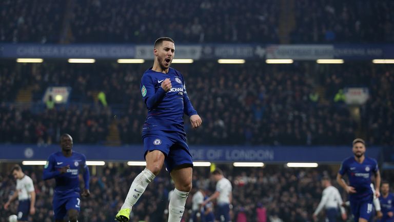 Eden Hazard scored Chelsea&#39;s second to turn the tie in their favour