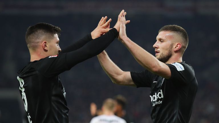 during the Bundesliga match between VfB Stuttgart and Eintracht Frankfurt at Mercedes-Benz Arena on November 2, 2018 in Stuttgart, Germany.