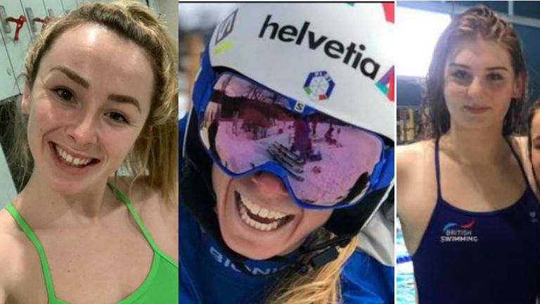 Ellen Keane, Marta Bassino and  Freya Anderson