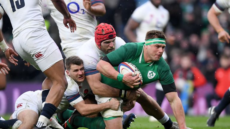 CJ Stander scored a try against England in last year's Six Nations victory for Ireland at Twickenham
