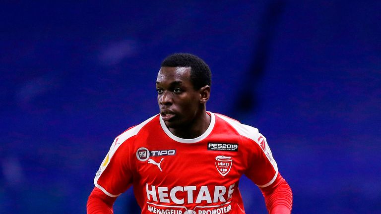 Faitout Maouassa is currently on loan at Nimes from Rennes