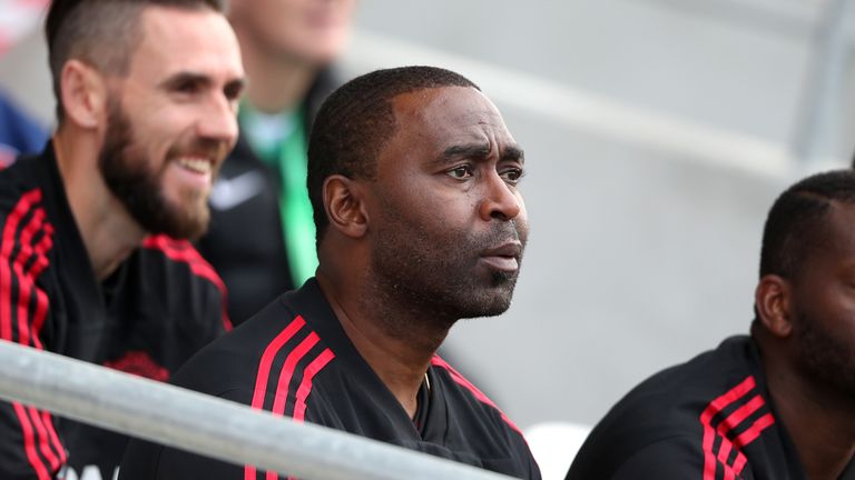 Former Manchester United striker Andy Cole