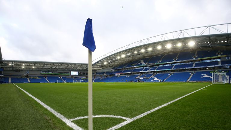 A general view of the AMEX Stadium