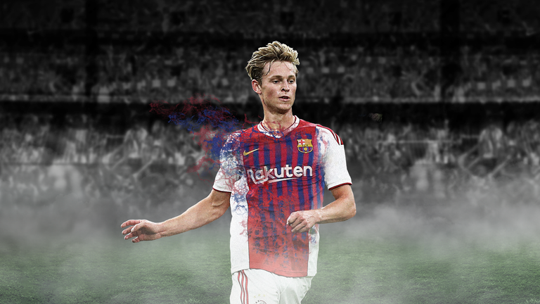 Frenkie De Jong has joined Barcelona from Ajax