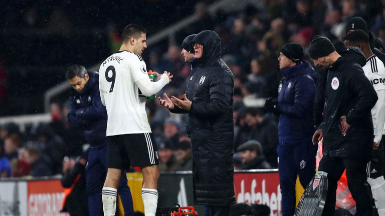  during the Premier League match between Fulham and Brighton & Hove Albion at Craven Cottage on January 29, 2019 in London, United Kingdom.