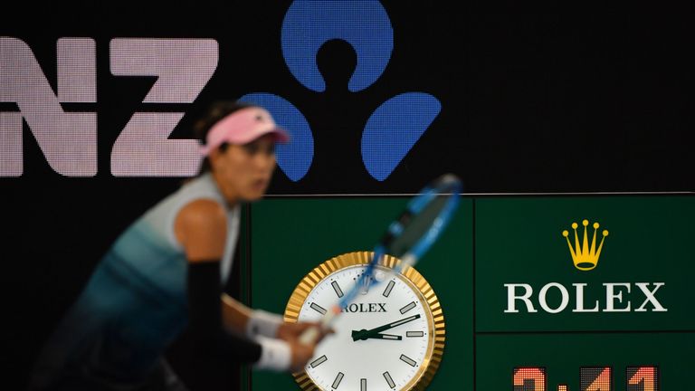 Muguruza eventually claimed the victory at 3.12am