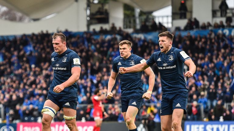 Leinster recorded a bonus-point win over Toulouse at the RDS Arena on Saturday