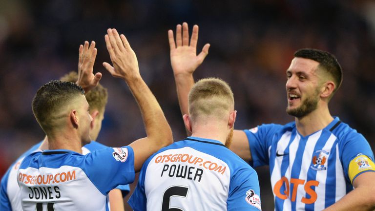 Midfielders Gary Dicker (right) and Alan Power have been central to Kilmarnock's hard-working style
