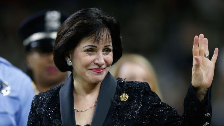 Gayle Benson at Mercedes-Benz Superdome on September 16, 2018 in New Orleans, Louisiana.