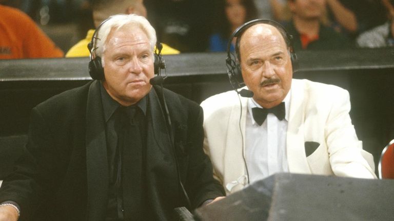 Okerlund's spell at the announcers' table with Bobby 'The Brain' Heenan delighted fans for years.